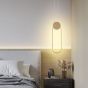 Φωτιστικό Κρεμαστό 20xH100cm Χρυσαφί  Led 3CCT 3000-4000-6500K 19w Homelighting Ria 77-50493