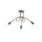 KQ 2627/3 QUIRKY ANTIQUE BRONZE CEILING LAMP Z3 HOMELIGHTING 77-8089