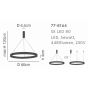 SE LED 80 AMARYLIS PENDANT CHROME HOMELIGHTING 77-8164