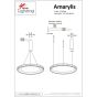 SE LED 80 AMARYLIS PENDANT CHROME HOMELIGHTING 77-8164