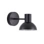 SE21-BL-16-MS3 ADEPT BLACK WALL LAMP BLACK METAL SHADE+ HOMELIGHTING 77-8318
