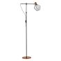 SE21-GM-39-GR1 ADEPT FLOOR LAMP Gold Matt and Black Metal Floor Lamp Black Metal Grid+ HOMELIGHTING 77-8348