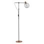 SE21-GM-39-GR2 ADEPT FLOOR LAMP Gold Matt and Black Metal Floor Lamp Black Metal Grid+ HOMELIGHTING 77-8349