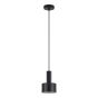 SE21-BL-4-MS1 ADEPT TUBE Black Pendant Black Metal Shade+ HOMELIGHTING 77-8540
