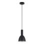 SE21-BL-4-MS2 ADEPT TUBE Black Pendant Black Metal Shade+ HOMELIGHTING 77-8547