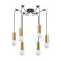 SE21-GM-4-BL6 ADEPT TUBE Gold Matt Pendant+ HOMELIGHTING 77-8568