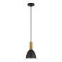 SE21-GM-4-MS2 ADEPT TUBE Gold Matt Pendant Black Metal Shade+ HOMELIGHTING 77-8638