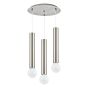 SE21-NM-5-3NM ADEPT TUBE NICKEL MAT Nickel Matt Pendant+ HOMELIGHTING 77-8662