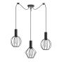 SE21-BL-4-BL3-GR12 ADEPT FLEX Black Pendant Black Metal Grid+ HOMELIGHTING 77-8909