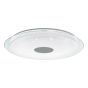 Πλαφονιέρα Οροφής Λευκή 77xH9,5cm LED 2700-6500Κ 5350lm Εφαρμογή-Τηλεχειριστήριο Eglo Lanciano 900006