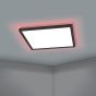  Πλαφονιέρα Οροφής Πλαστική Μαύρη 29,5cm LED 2700-6500Κ 1700lm Τηλεχειριστήριο-Εφαρμογή Eglo Rovito 900093