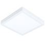 Τετράγωνο  Επιφανείας Λευκό IP44 21cm LED Panel 16,5w 2700-6500K 2250lm Τηλεχειριστήριο Eglo Fueva 900104