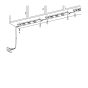 Φωτιστικό Τριπλό Λευκό L600xH25cm LED 3000K 280lm Eglo Kob 93706