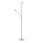 Φωτιστικό Δαπέδου LED 3000K Υ180xΜ25cm Nickel Satine Eglo Baya 93874