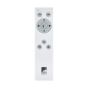 Πλαφονιέρα Οροφής Λευκή 56xH8cm LED 3000-4000-5000Κ4000lm Τηλεχειριστήριο-Λειτουργία Μνήμης Eglo Lanciano 98324