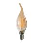 E14 CANDLE TIP AMBER DIM 4W 2700K 230V AC 390LM RA80 LED COG ACA DECO4WWTIPDIMAM