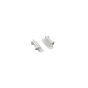 SET OF WHITE PLASTIC END CAPS FOR P119, 1PC WITH HOLE & 1PC WITHOUT HOLE  ACA EP119