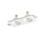 ΣΤΡΟΓΓΥΛΟ ΔΙΠΛΟ ΓΥΨΙΝΟ TRIMLESS ΣΠΟΤ 260*130*45 REMY 2*GU10  ACA G90032D