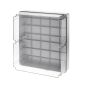 460X380X180 SURF BOX TRANSARENT LID IP65 ACA GR17292