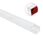 12X12mm WITH ADHESIVE TAPE WHITE ACA KA1212WST