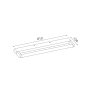 ΕΠΙΤΟΙΧΟ Φ/Σ LED 15W 975LM 4000K ΜΑΥΡΟ ΑΛΟΥΜΙΝΙΟ 810Χ100Χ25ΜΜ BATI ACA PN2834LED81BK