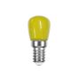 LED SMD E14 1W YELLOW 60Lm 300° 230V AC Ra80 30.000Hrs ACA T26Y