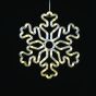 "PLASTIC SNOWFLAKE" 50 LED ΛΑΜΠΑΚΙΑ WW ΜΠΑΤ. (3ΧΑΑ)/USB, IP20, 30.5*0.7*27.5 ACA X04501311