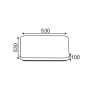 LED ΕΠΙΤ.Φ/Σ 60W IPATIA ΛΕΥΚΟ ΑΚΡΥΛΙΚ 4000K 4300LM 230V 53X53XH10CM IPATIA ACA Z6040S