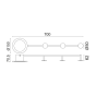 ΕΠΙΤΟΙΧΟ Φ/Σ LED 7W 3000K 560LM ΛΕΥΚΟ ΜΕΤΑΛΛΙΚΟ 70Χ7Χ15CM VALENTINO ACA ZM71LEDW70WH