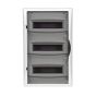 ΠΙΝΑΚΑΣ ΧΩΝΕΥΤΟΣ ΠΛΑΣΤΙΚΟΣ ECONOMIC 3Χ12 IP 40 (PE+N) Eurolamp 151-25034