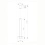 Φωτιστικό Κρεμαστό Terracotta D12x45xH150cm Led 5w 3000K 330lm Sun Light CORSO-TR 