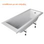 Μπανιέρα Ακρυλική 150*70 εκ. Sirene Cubic CUB15070 