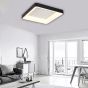 InLight Πλαφονιέρα οροφής LED 48W 4000K από καφέ μέταλλο και ακρυλικό D:48cm 42174-Β