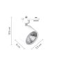 InLight Σποτ Ράγας Λευκό LED 10W 3000K D:5,5cmX10,5cm T00501-WH