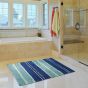 ΠΑΤΑΚΙ ΜΠΑΝΙΟΥ HORIZON LINES ΜΠΛΕ 60Χ90 San Lorentzo 1700894BLUE