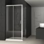 Καμπίνα 116-120xH190cm με Σταθερό Πλαϊνό 70cm Clear Nanotechnology 6mm Orabella Siera 30732-30744