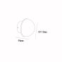 Απλίκα Επιτοίχια Τσιμεντένια 11cm Led 6w 3000K 360lm Sun Light PORTO-CM 