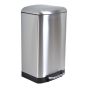 ΚΑΔΟΣ ΑΠΟΡΡΙΜΑΤΩΝ ΜΕΤΑΛΛΙΚΟΣ SOFT CLOSE SL1063 INOX 30L San Lorentzo 8395