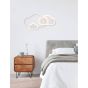 Φωτιστικό Οροφής-Πλαφονιέρα H9x52x25cm 29w 3600lm 3000K Μέταλλο Λευκό Ματ Trio Cloudy R62263131