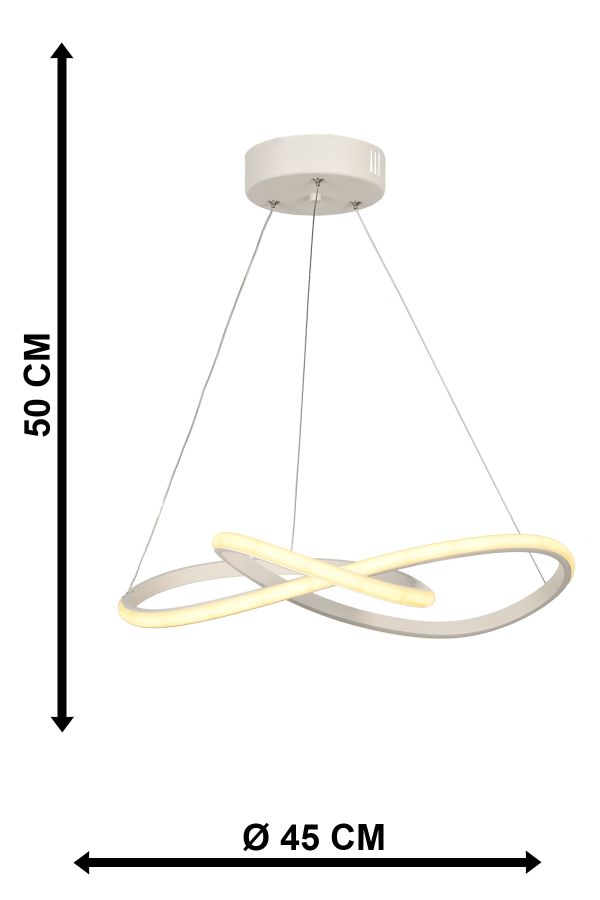 MERCURY-50 LED WHITE 48W ΦΩΤΙΣΤΙΚΟ LED Heronia 01-0355