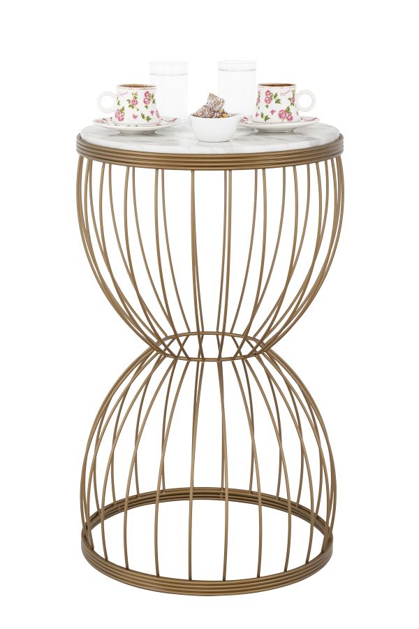 TBH-01 AB ΤΡΑΠΕΖΑΚΙ ΟΞΥΝΤΕ ΗΜΙΚΥΚΛΙΟ ΠΛΕΓΜΑ ΣΧΕΔΙΟ ΜΑΡΜΑΡΟ ARlight 7302006