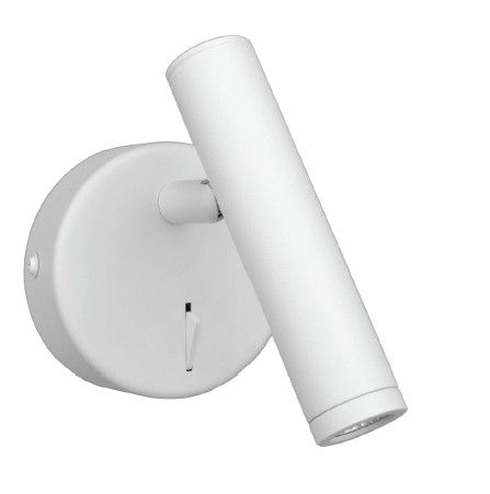 Φωτιστικό Τοίχου LED 3W, 3000K, Λευκό D:2,5x11,2cm 43078-White
