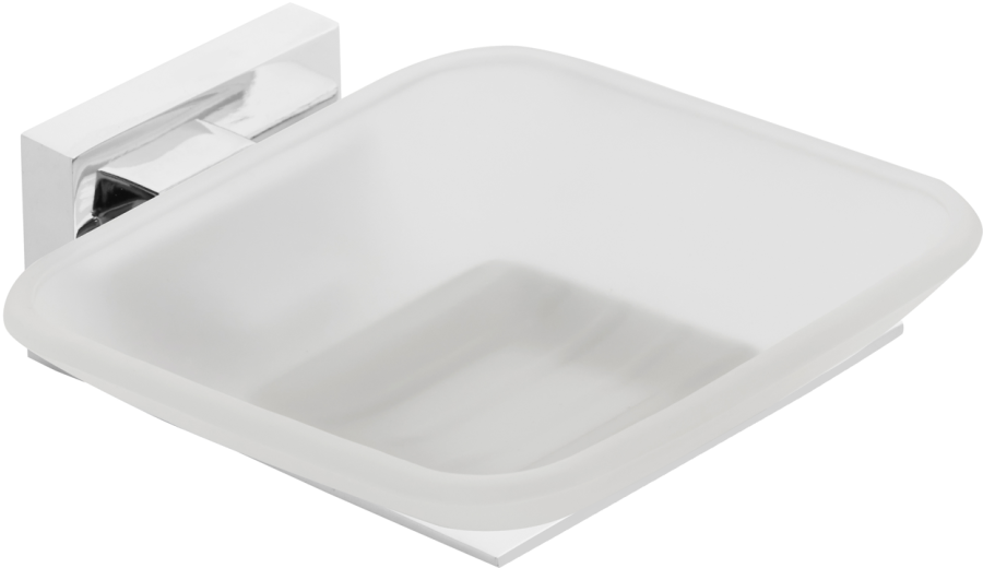 Σαπουνοθήκη Γυαλί Χρώμιο Bronze Art Genesis 10G1-10