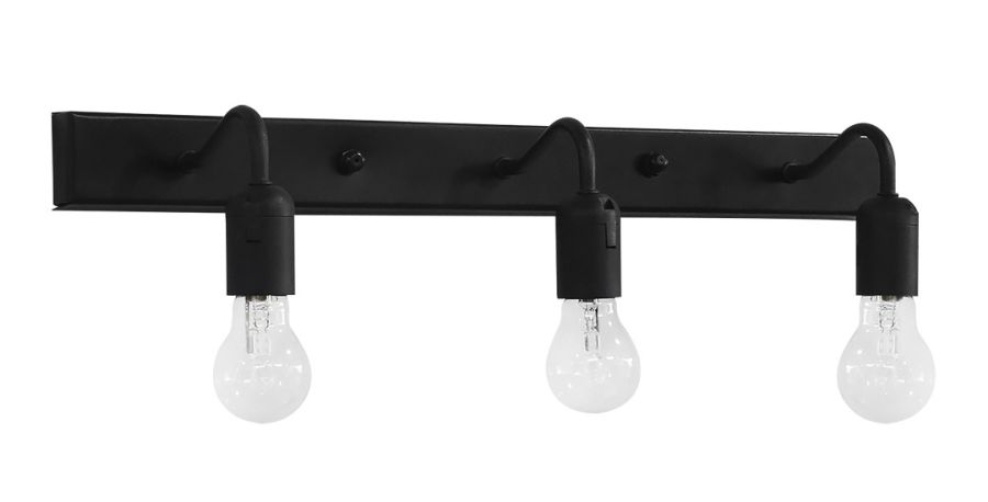 Φωτιστικό ράγα 3φωτη AS-25ΑΡ 3/L RAGA BLACK ΑΠΛΙΚΑ ΜΕΤΑΛΛΙΚΗ Heronia 31-1206
