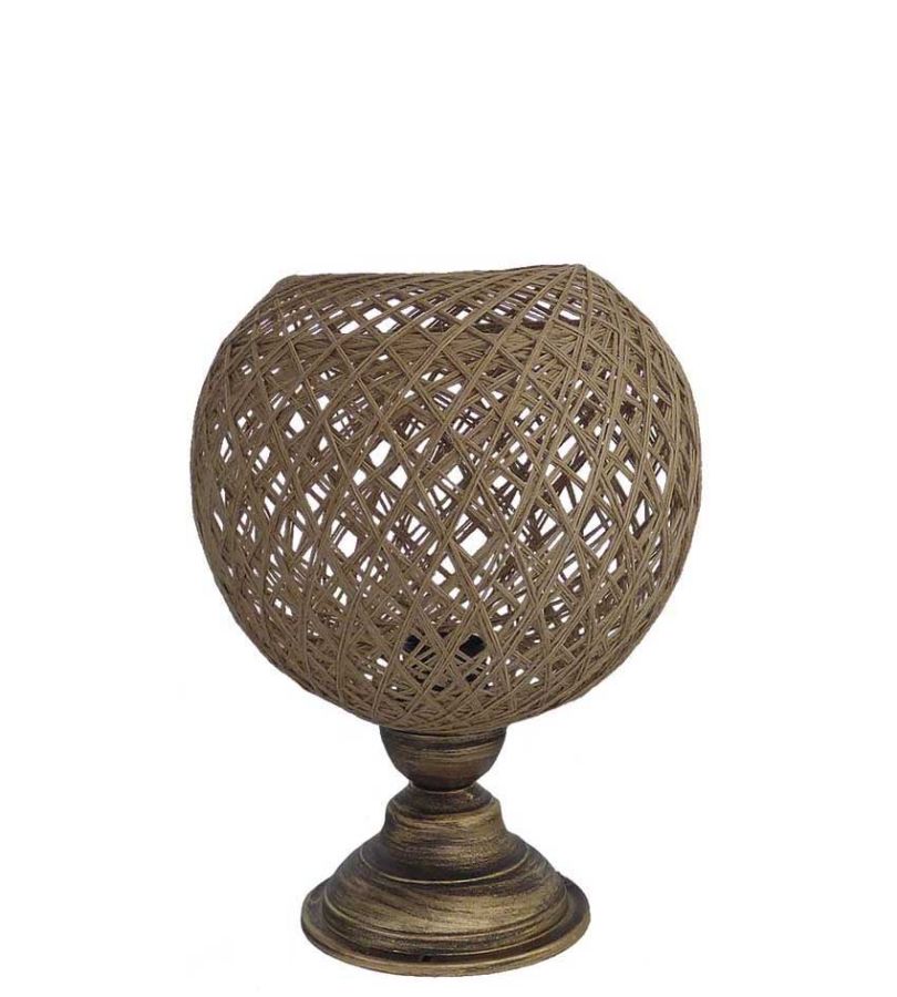 SILK-01/PR -m- TABLE LAMP NAT-BR Heronia 31-1217