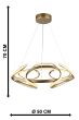 ORION-50 LED GOLD 120W 3000K/4000K/6500K ΦΩΤΙΣΤΙΚΟ LED Heronia 01-0356