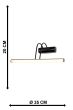LED CURVE/AP BLACK ΑΠΛΙΚΑ 6W ΑΠΛΙΚΑ Heronia 01-0399