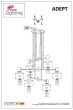 SE21-BL-100-MS1 ADEPT PENDANT Black Metal Pendant Black Metal Shade+ HOMELIGHTING 77-8879