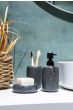 Δοχείο Κρεμοσάπουνου HADES Stoneware Ανθρακί 350ml AWD02191802  AWD02191802