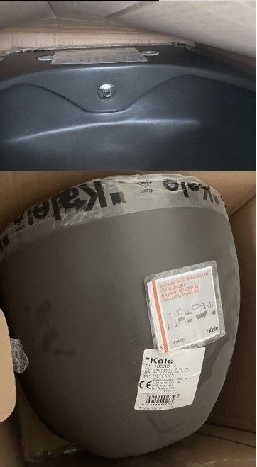 ΚΡΕΜΑΣΤΗ ΛΕΚΑΝΗ ZERO ΜΕ ΜΠΙΝΤΕ SMARTWASH 52 ANTRACITE 7111833632-421